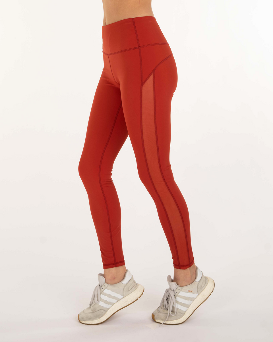 Incline Silkiflex Legging | Cooling and Compressive Mesh High Waist ...