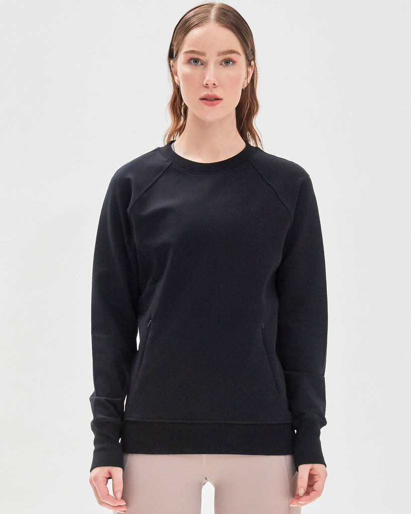 City Zip Slim Crewneck - rebody