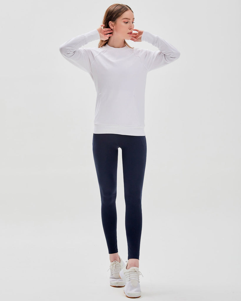 City Zip Slim Crewneck - rebody