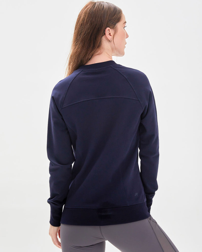 City Zip Slim Crewneck - rebody