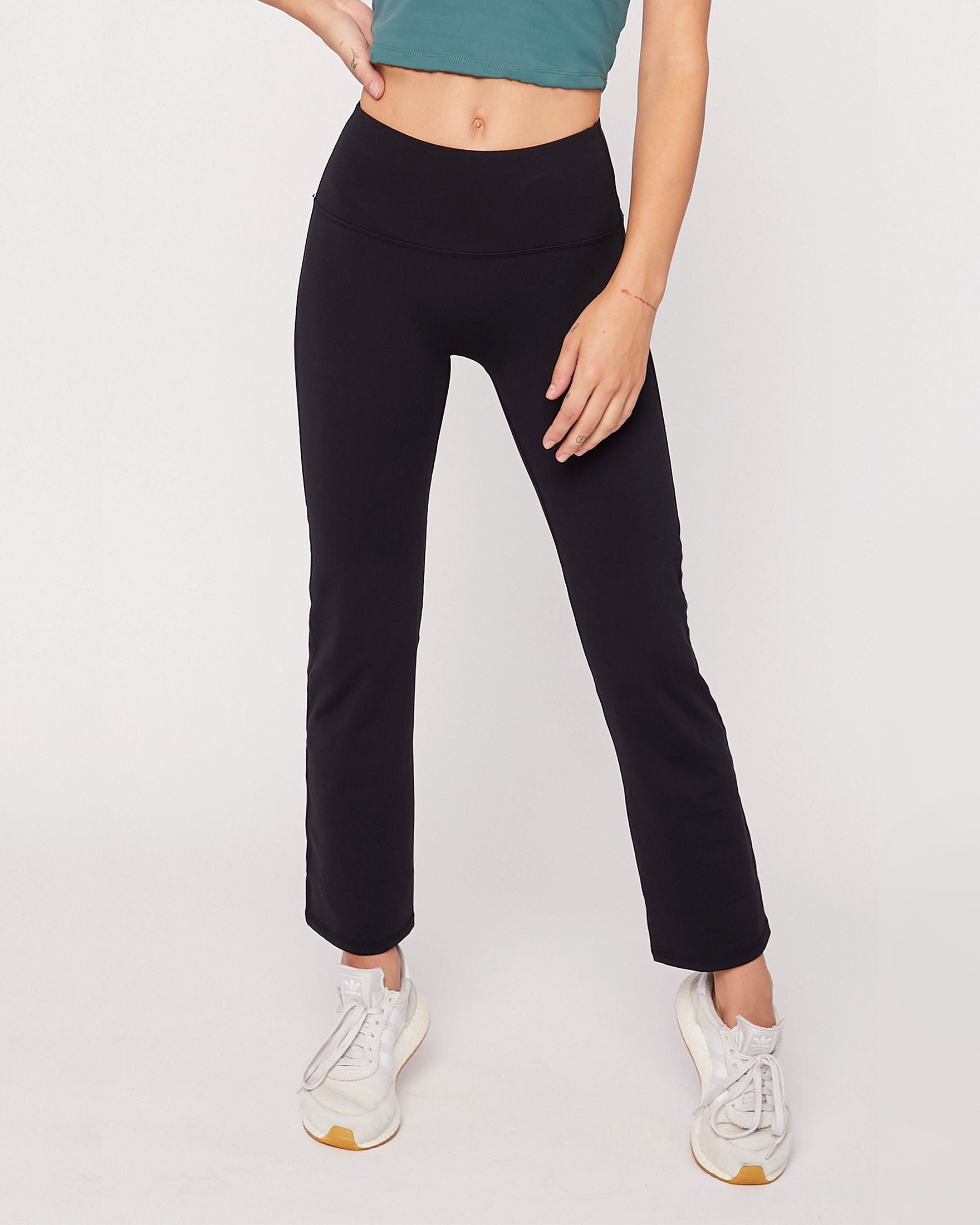 Buy MOOSLOVER Women Ribbed Bootcut Yoga Pants High Waisted Flare Bootleg Workout  Leggings, #1 Dark Coffee, Medium at Amazon.in