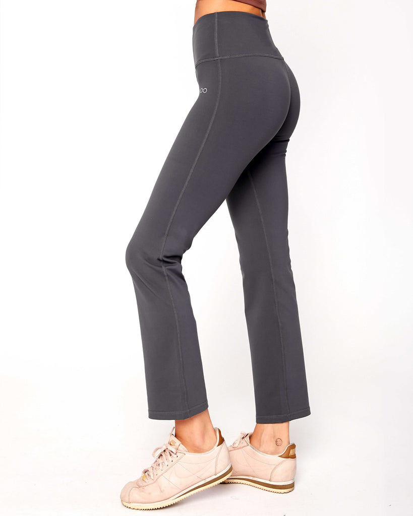 Smoke Lexi Bootcut Leggings Side