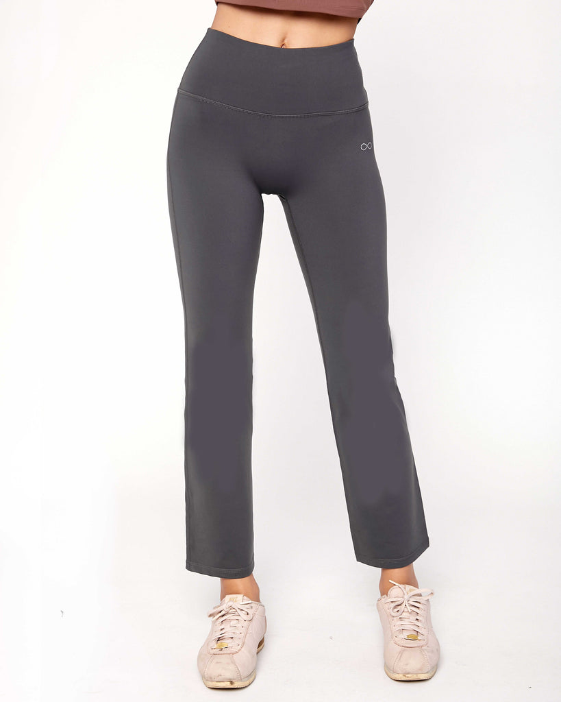Smoke Lexi Bootcut Leggings Front