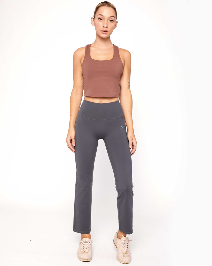 Smoke Lexi Bootcut Leggings Full Body