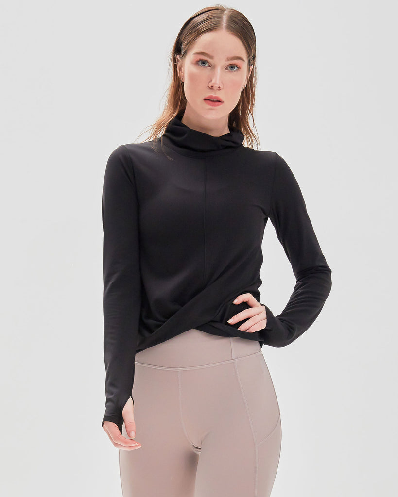 Turtle- Cowl Neck Coziplex™ Long Sleeve - rebody