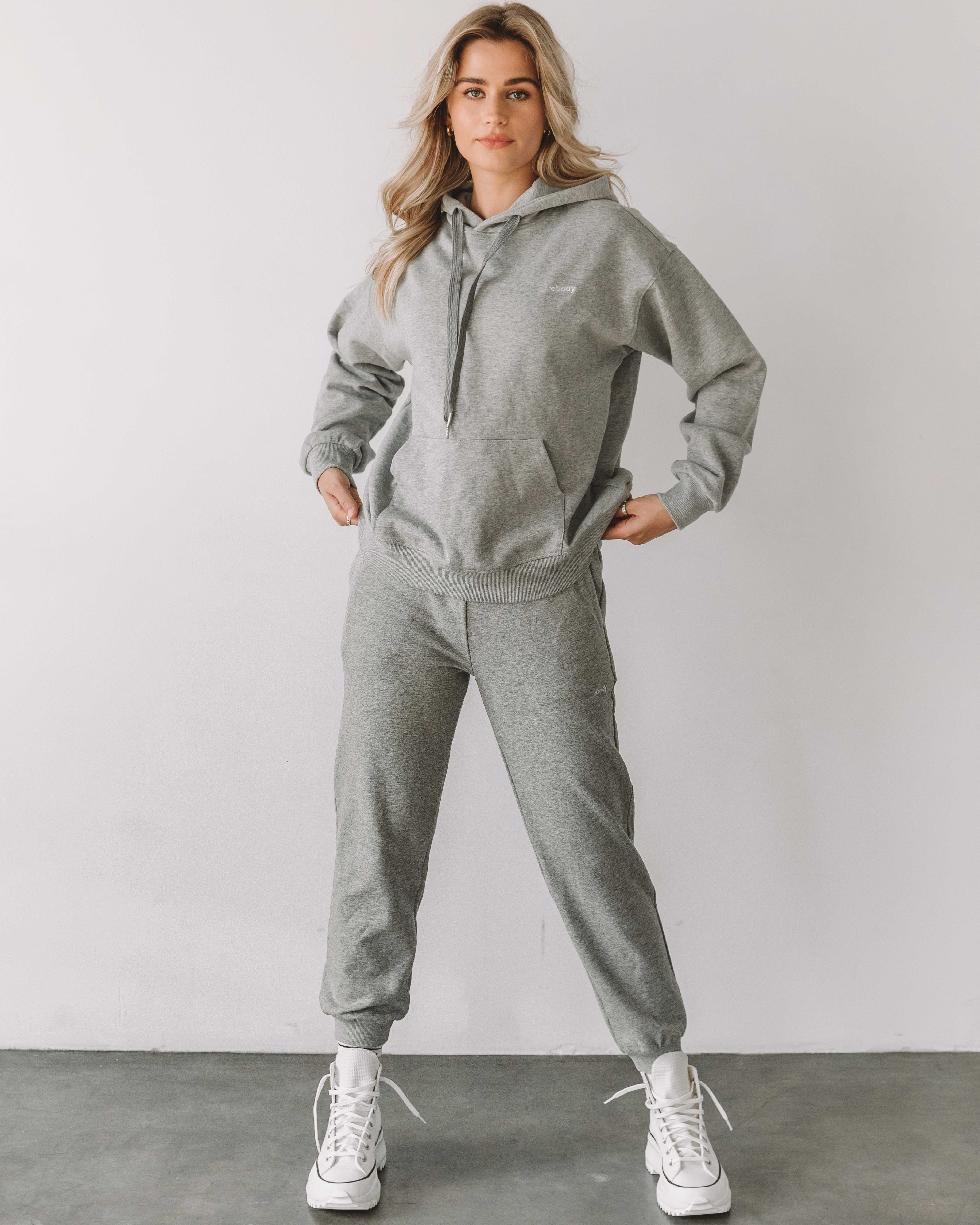 Body sweatpants and hoodie hot sale