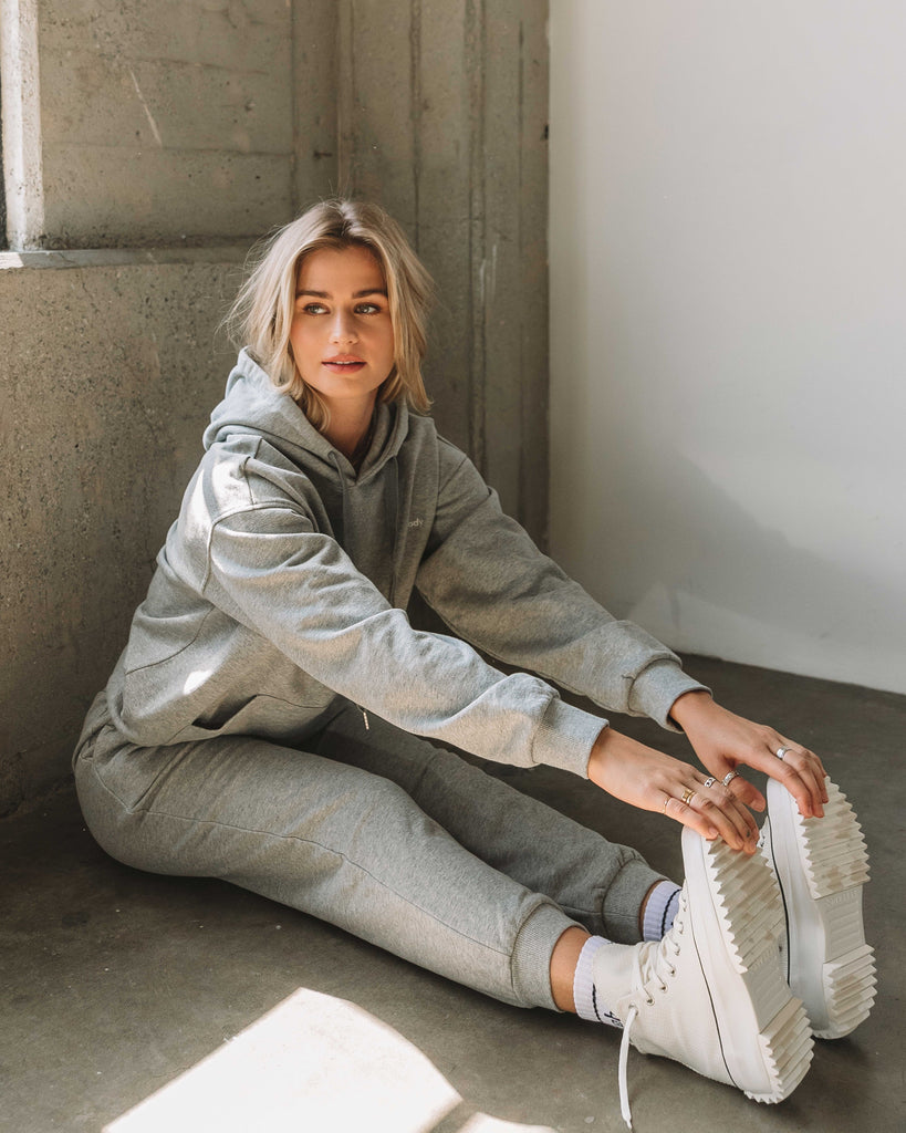 Lifestyle Summer French Terry Sweatpants Grey Full3