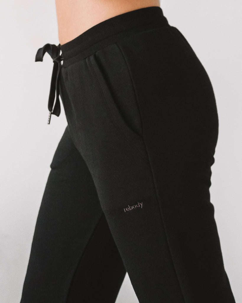 Lifestyle Summer French Terry Sweatpants Black Side