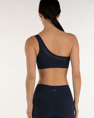 Buy ALING Womens One Shoulder Sports Bra with Removable Pads Yoga