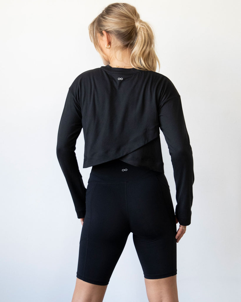 Go With The Flow Crop Long Sleeve - rebody
