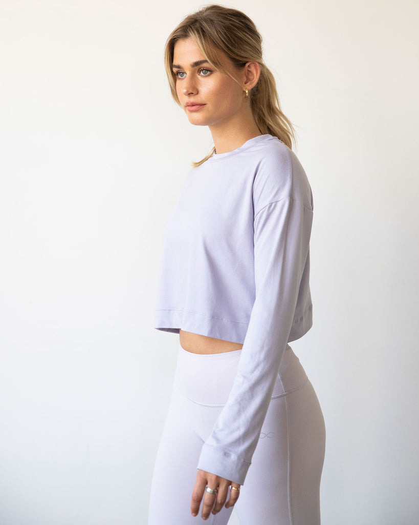 Go With The Flow Crop Long Sleeve - rebody